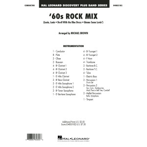 '60s Rock Mix - Conductor Score (Full Score)